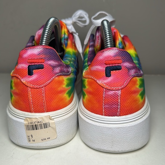 Fila Women's Tie-Dye Sneakers Size 9 - Picture 3 of 9